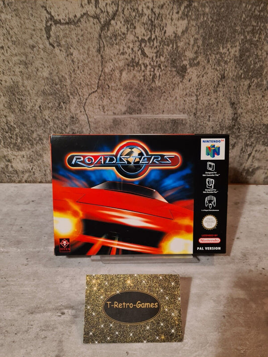 N64 Nintendo 64 Roadsters New Old Stock Neu unbenutzt EUR - T-Retro-Games 