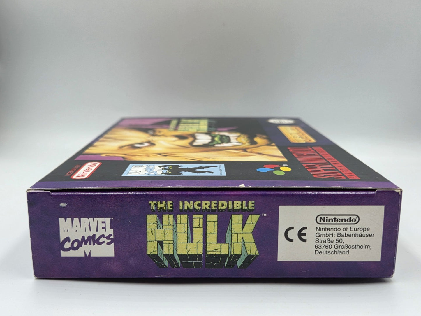 SNES Super Nintendo The Incredible Hulk mit OVP und Anleitung EUR