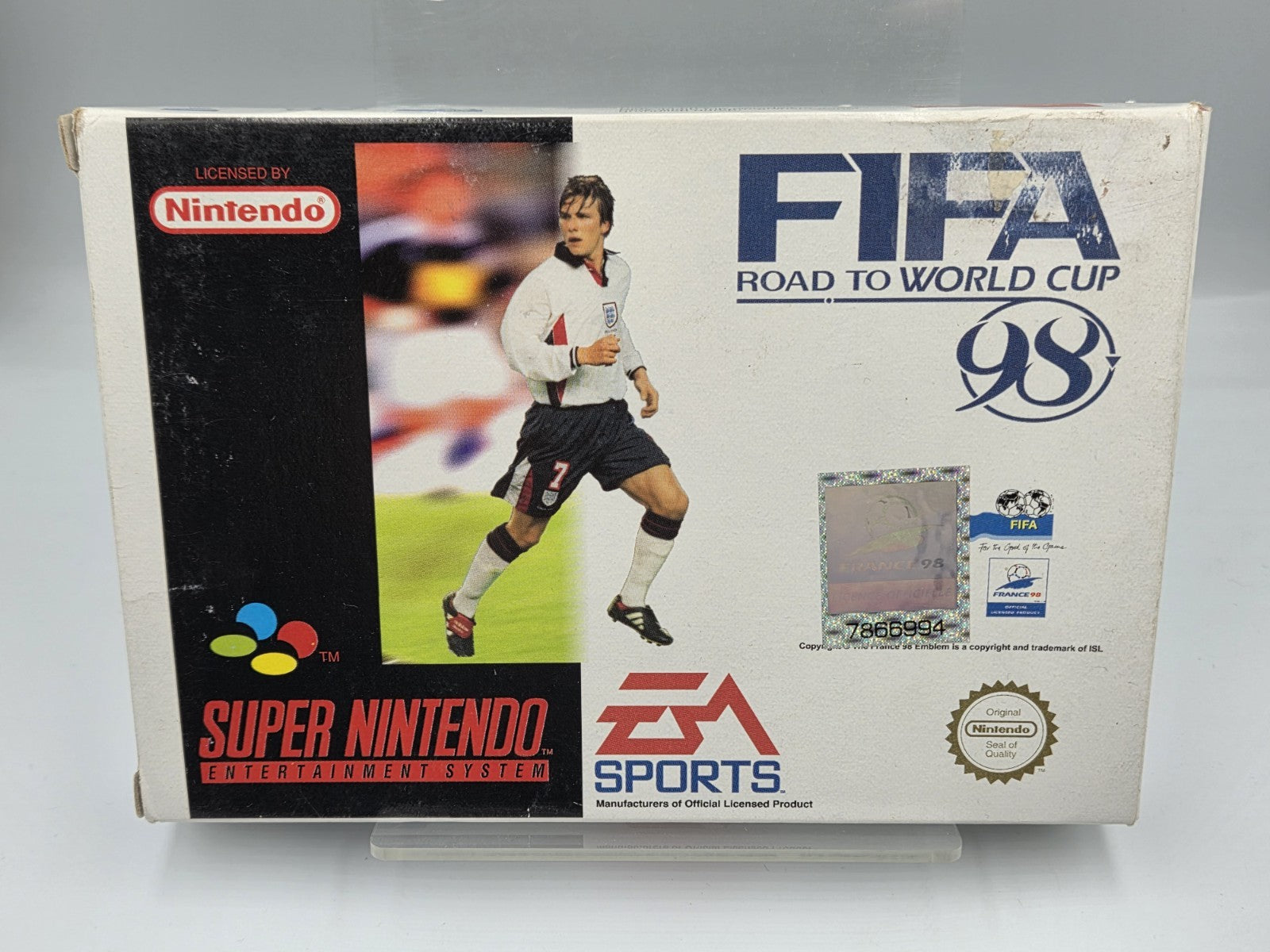 SNES Super Nintendo Fifa 98 Road to World Cup mit OVP und Anleitung EUR