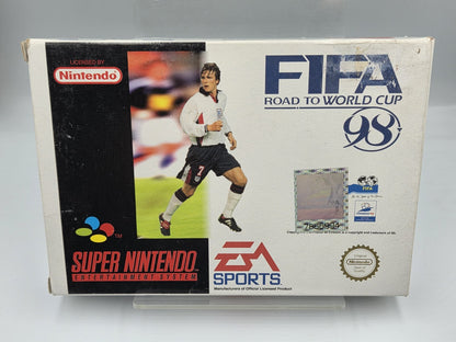 SNES Super Nintendo Fifa 98 Road to World Cup mit OVP und Anleitung EUR