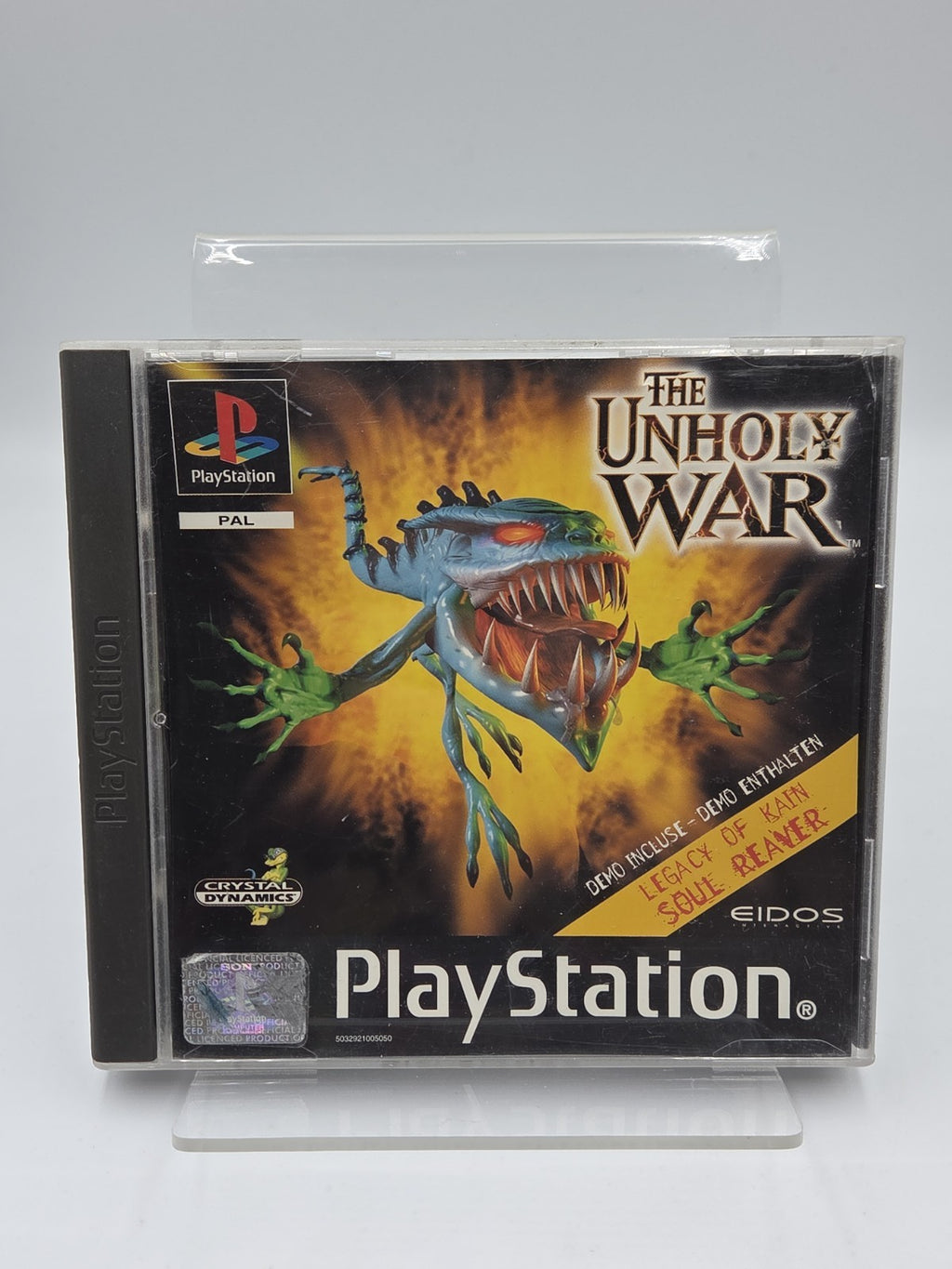 PS1 Playstation 1 Spiel The Unholy War mit OVP Multilingual