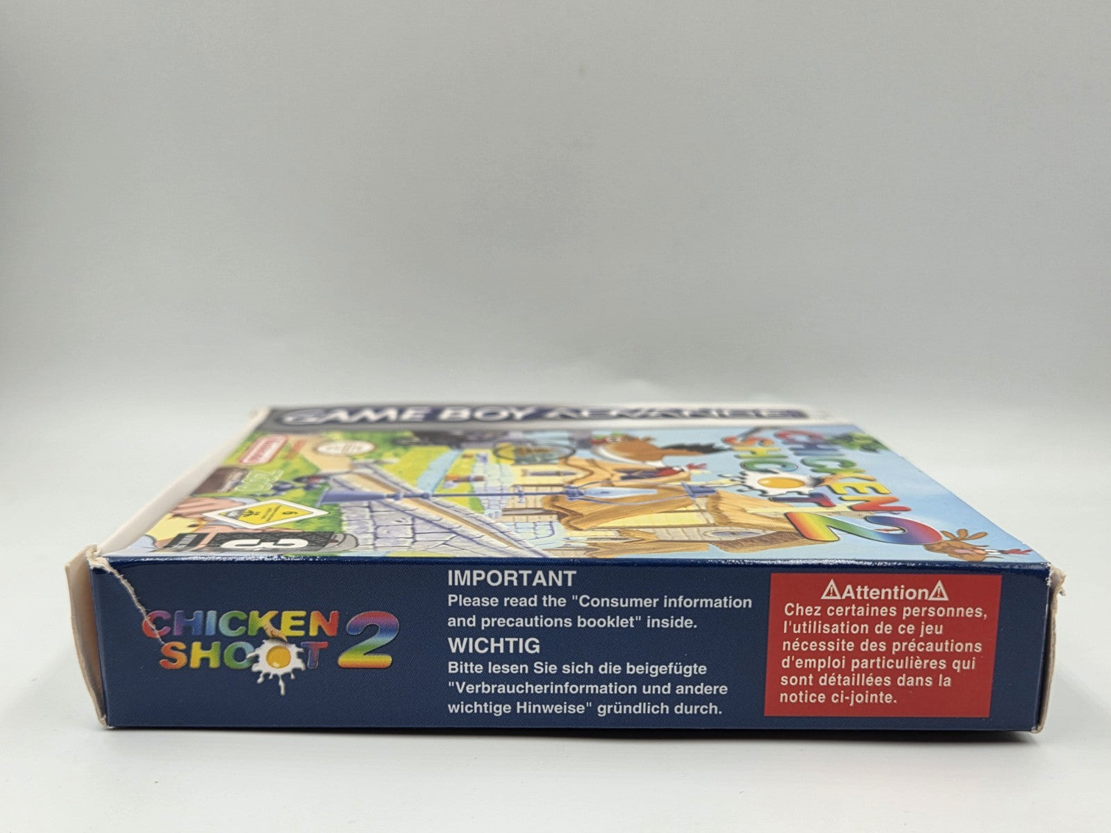 Nintendo Game Boy Advance Chicken Shoot mit OVP und Anleitung EUR
