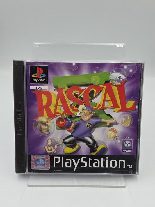 PS1 Playstation 1 Spiel Rascal mit OVP und Anleitung Multilingual