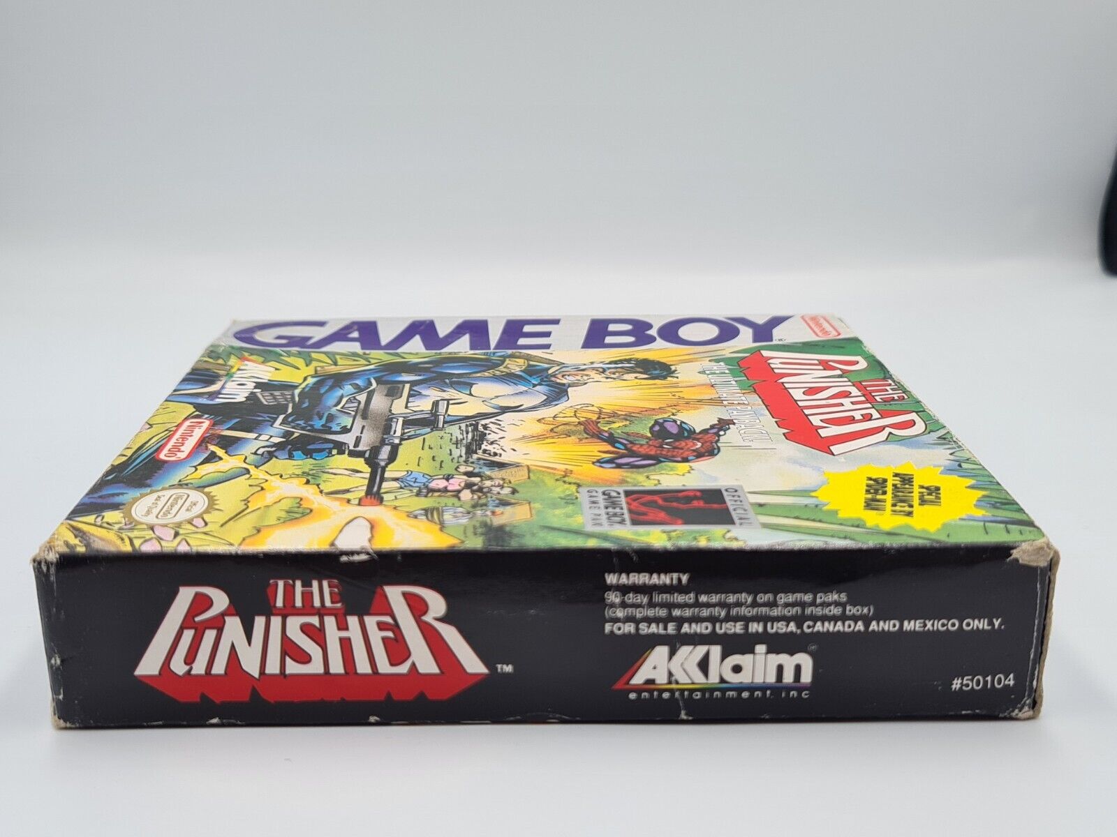 Nintendo Game Boy Classic The Punisher mit OVP und Anleitung USA - T-Retro-Games 