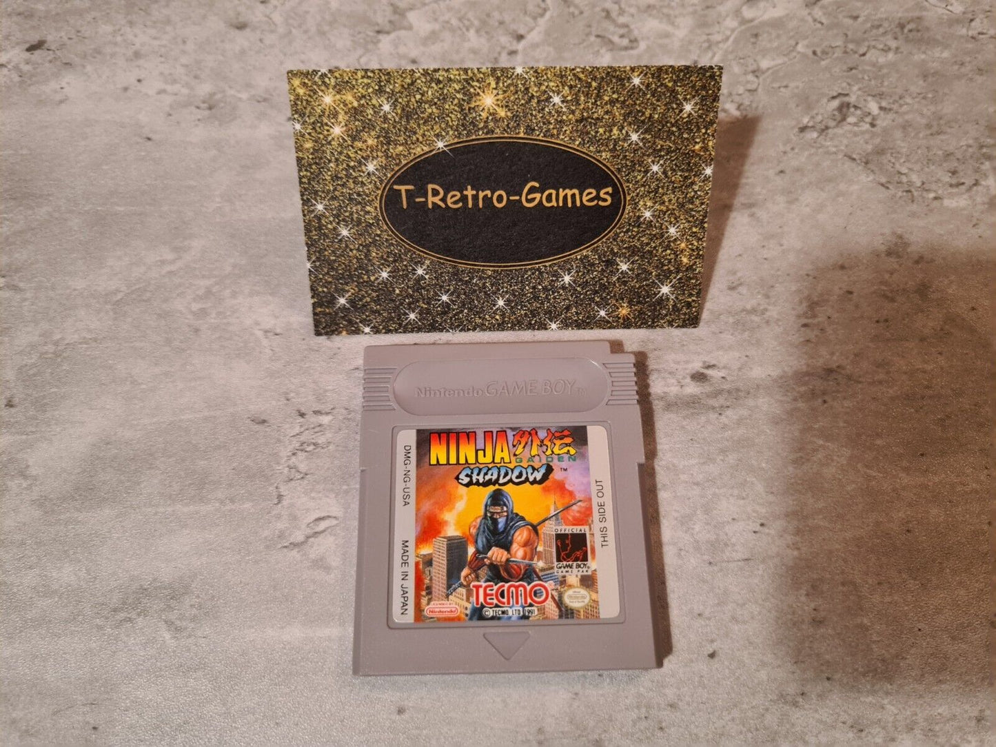Nintendo Game Boy Classic Spiel Ninja Gaiden Shadow Modul USA - T-Retro-Games 