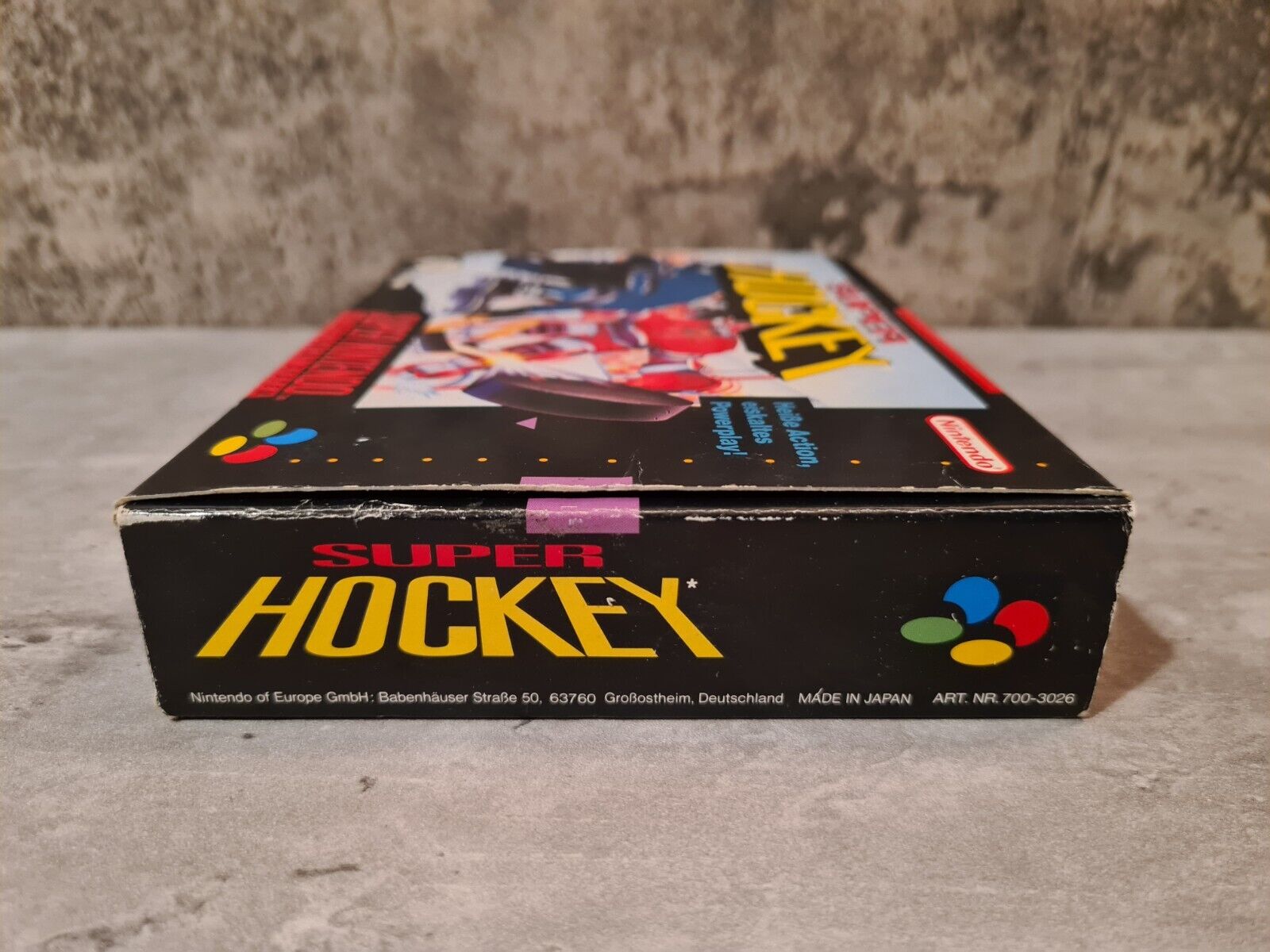 SNES Super Nintendo Super Hockey mit OVP und Anleitung NOE - T-Retro-Games 