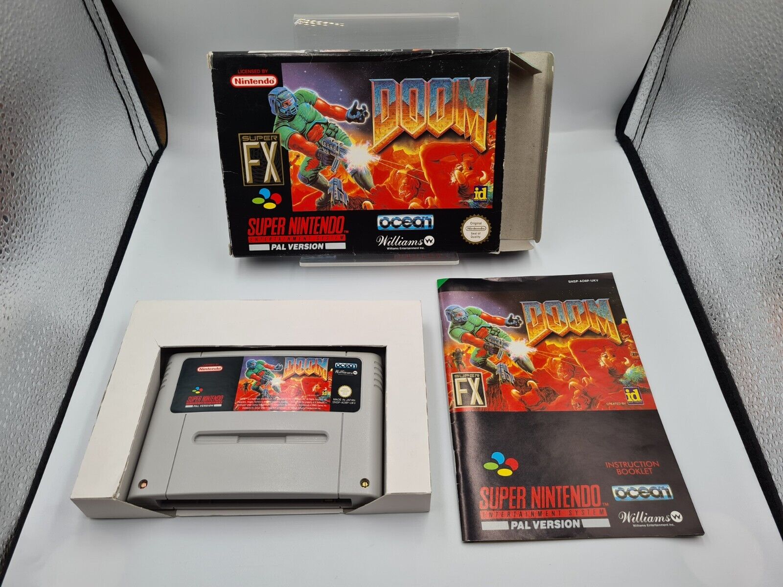 SNES Super Nintendo Doom mit OVP und Anleitung UKV - T-Retro-Games 