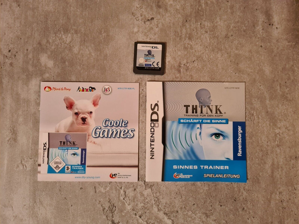 Nintendo DS Think Training für den Kopf mit OVP und Anleitung NOE - T-Retro-Games 