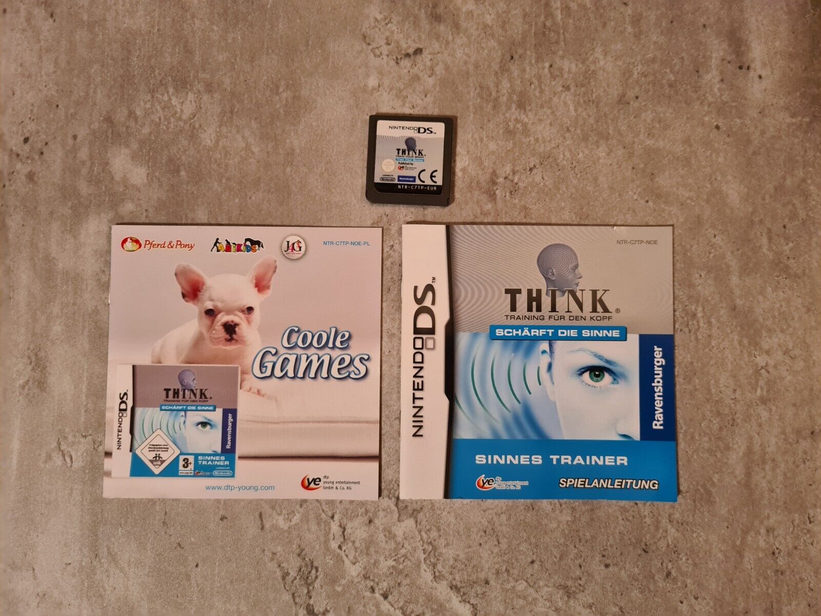 Nintendo DS Think Training für den Kopf mit OVP und Anleitung NOE - T-Retro-Games 