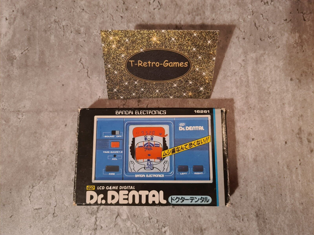 LCD Game Digital Dr. Dental mit OVP Bandai Electronics - T-Retro-Games 