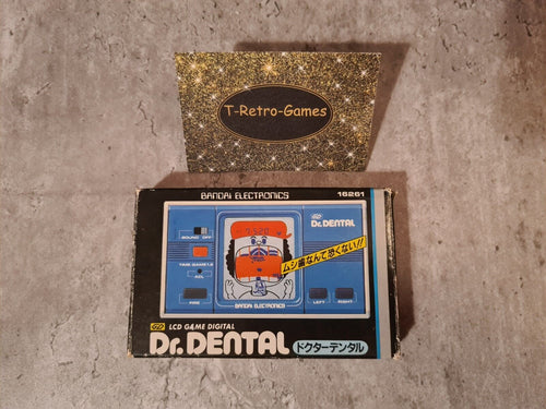 LCD Game Digital Dr. Dental mit OVP Bandai Electronics - T-Retro-Games 