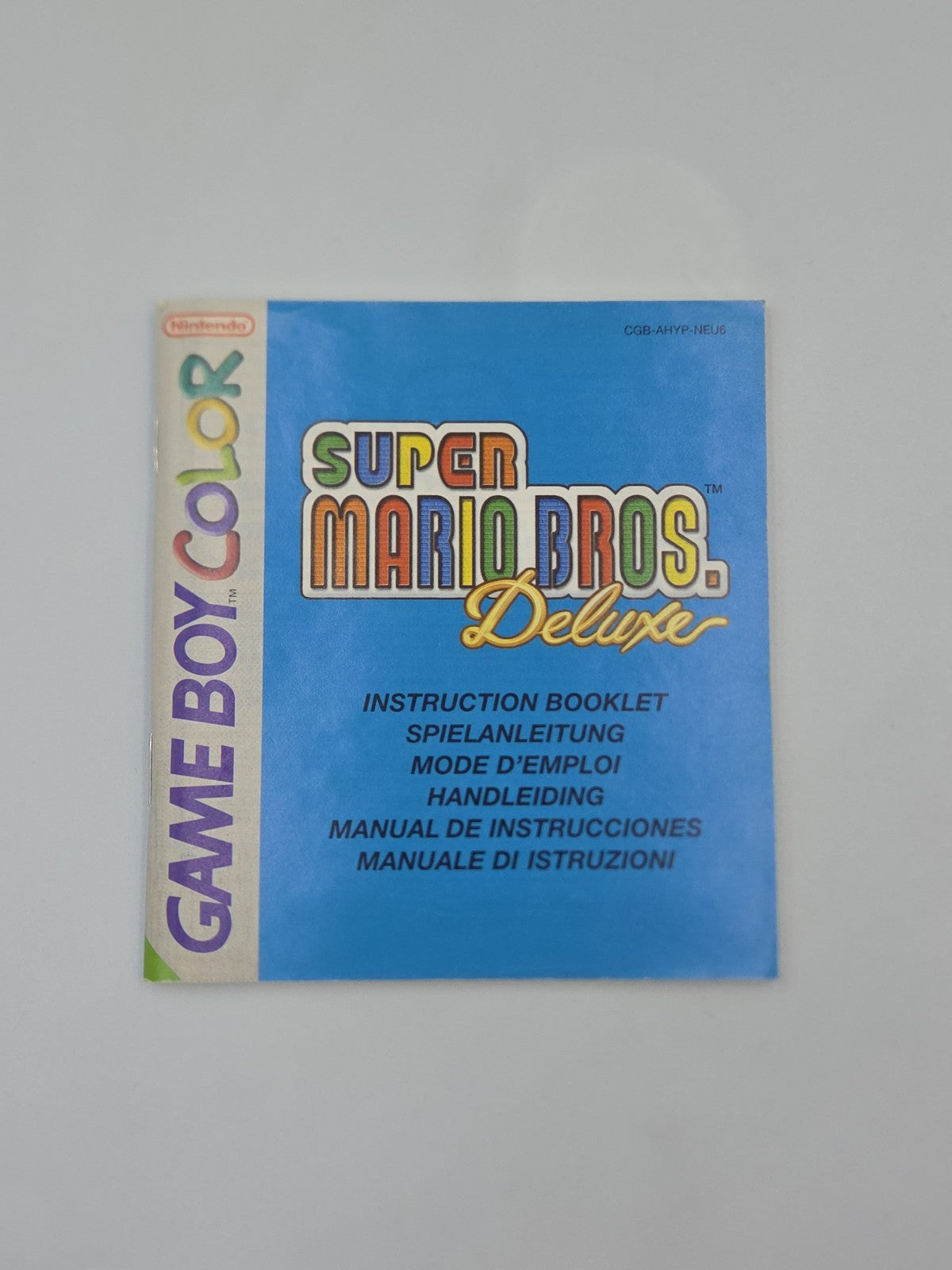 Nintendo Game Boy Color Super Mario Bros. Deluxe mit OVP und Anleitung EUR