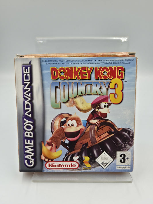 Nintendo Game Boy Advance Donkey Kong Country 3 mit OVP und Anleitung EUR