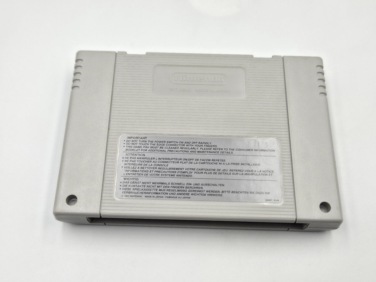 SNES Super Nintendo Spiel Joe & Mac 3 mit OVP und Anleitung EUR