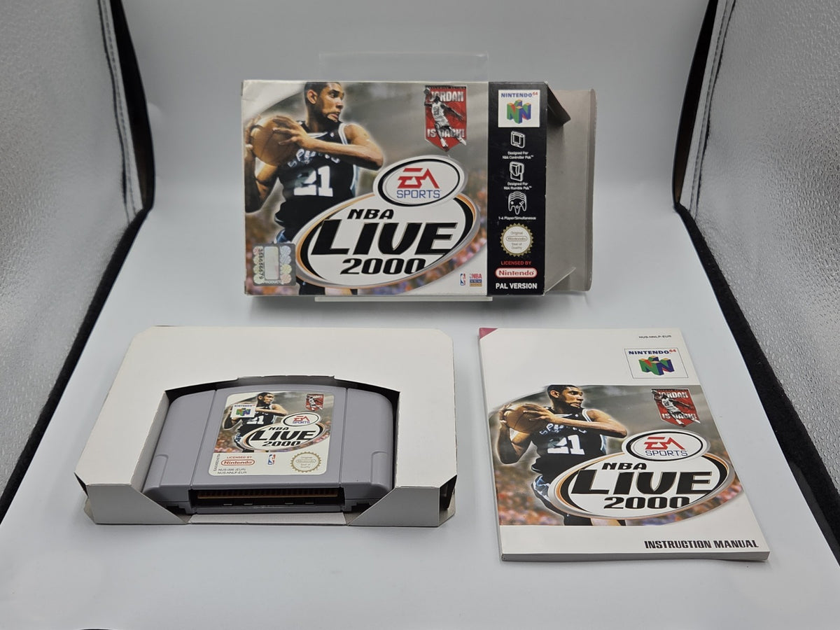 N64 Nintendo 64 Spiel NBA Live 2000 mit OVP und Anleitung EUR