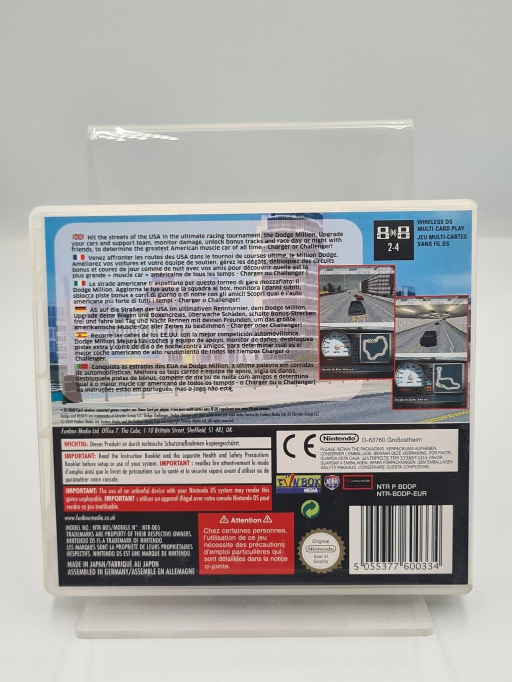 Nintendo DS Dodge Racing Charger vs Challenger mit OVP und Anleitung EUR - T-Retro-Games 