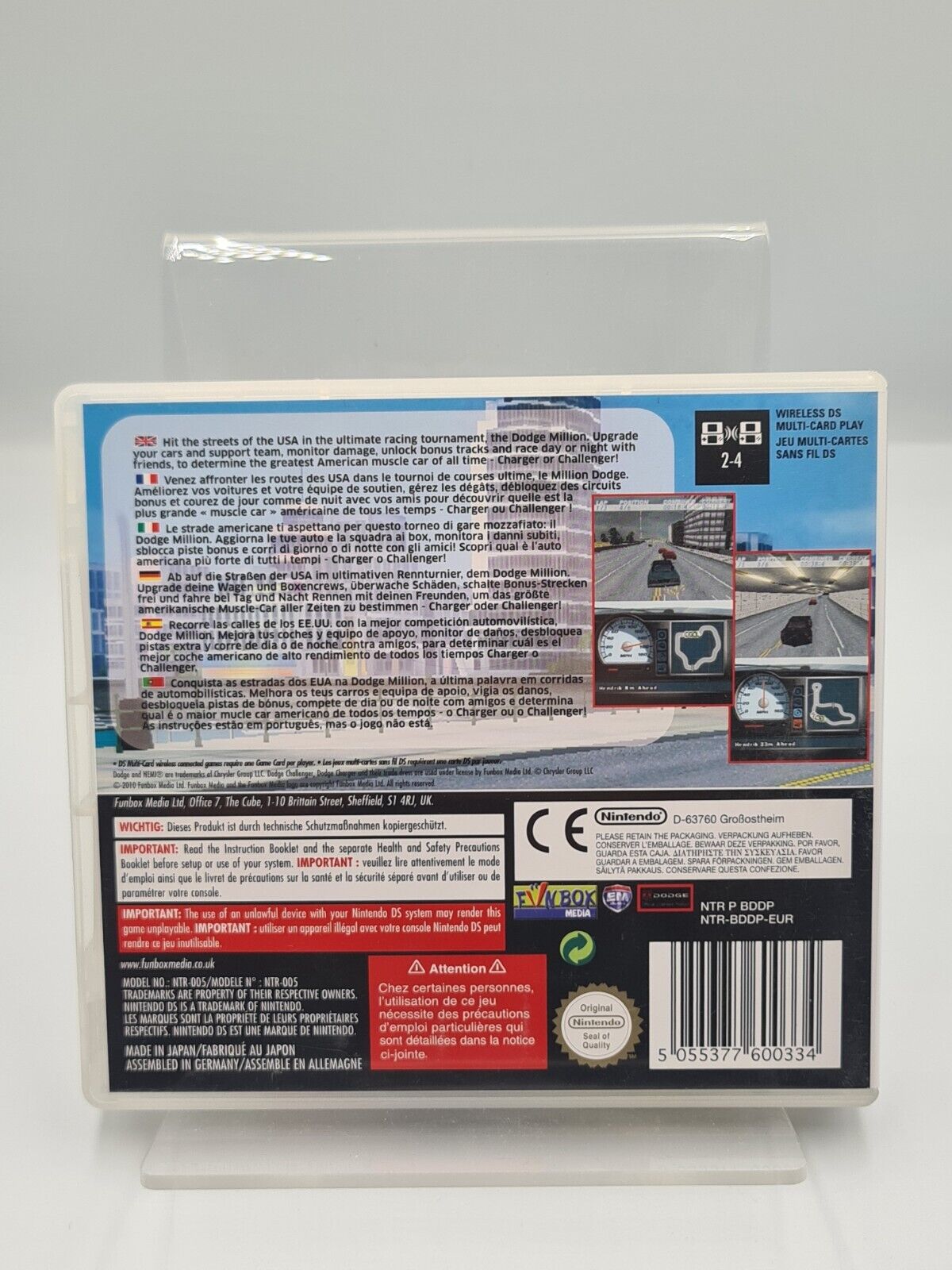 Nintendo DS Dodge Racing Charger vs Challenger mit OVP und Anleitung EUR - T-Retro-Games 