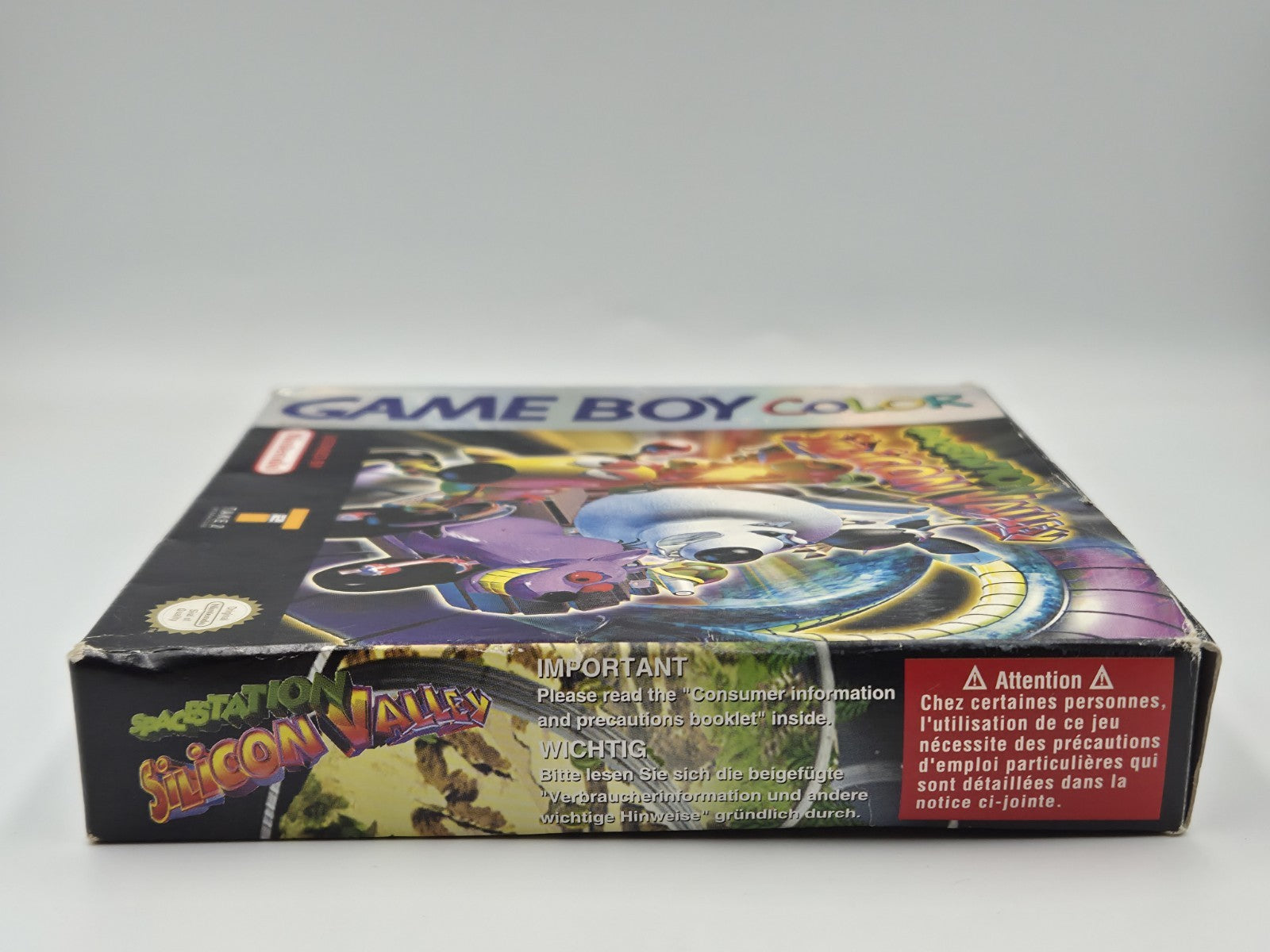 Game Boy Color Spiel Space Station Silicon Valley mit OVP und Anleitung EUR