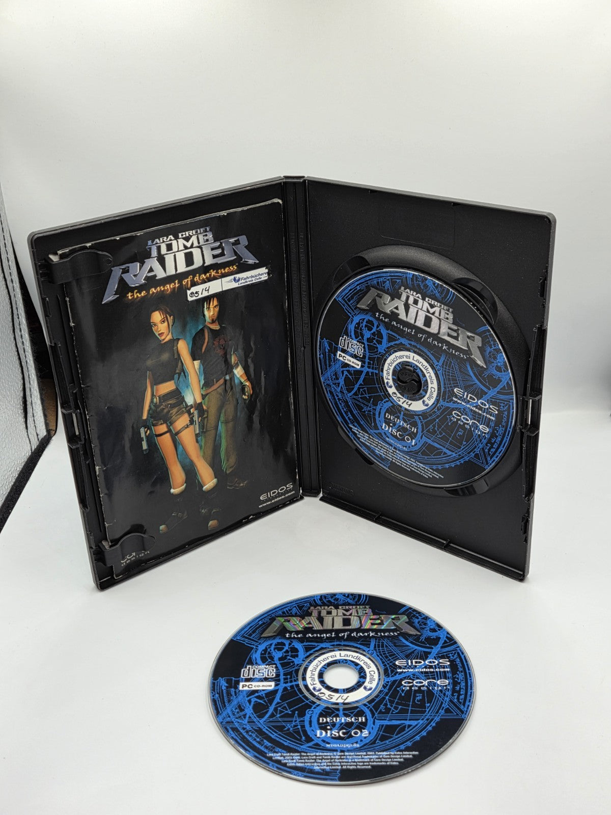 PC-CD Rom Lara Croft Tomb Raider The Angel of Darkness 2 Discs