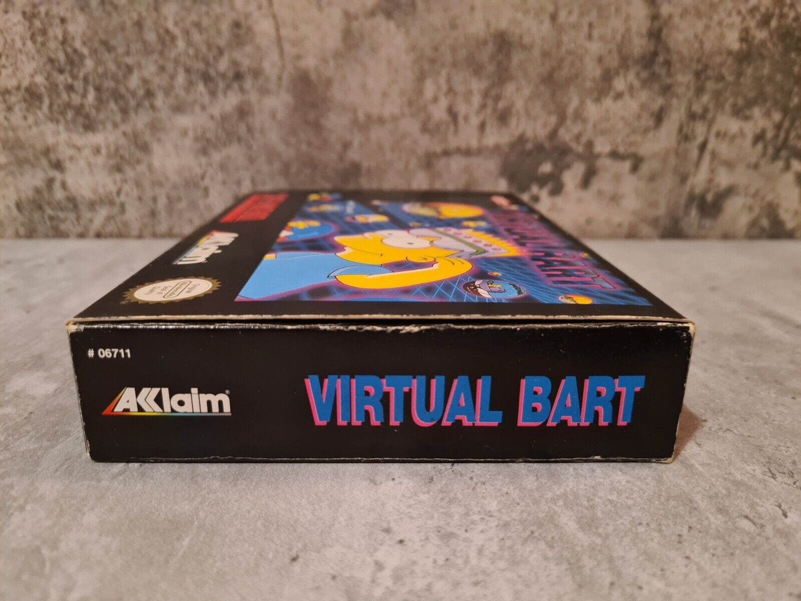 SNES Super Nintendo Virtual Bart mit OVP und Anleitung EUR - T-Retro-Games 