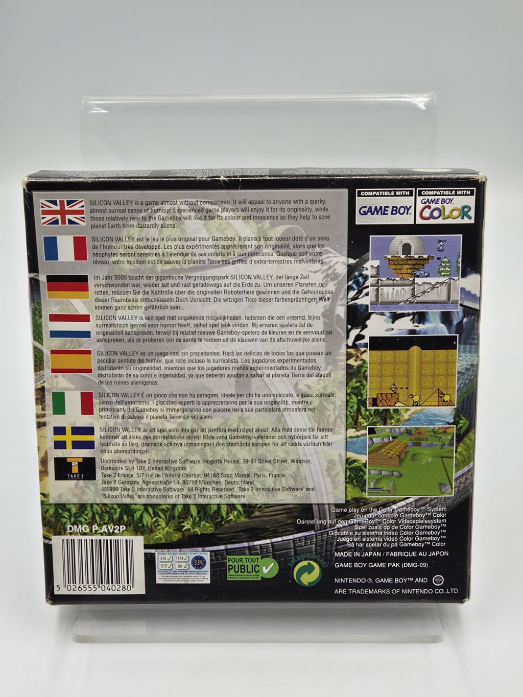 Game Boy Color Spiel Space Station Silicon Valley mit OVP und Anleitung EUR