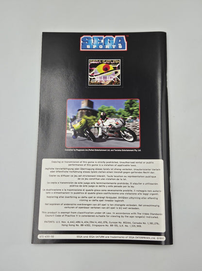 Sega Saturn Spiel Manx TT SuperBike mit OVP und Anleitung Multi Language 