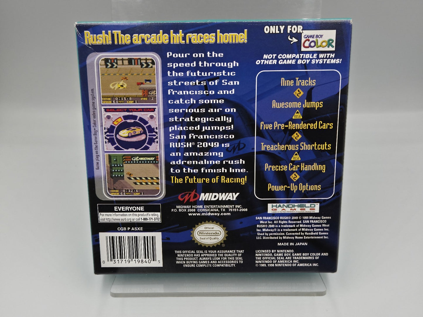 Nintendo Game Boy Color San Francisco Rush 2049 mit OVP und Anleitung USA