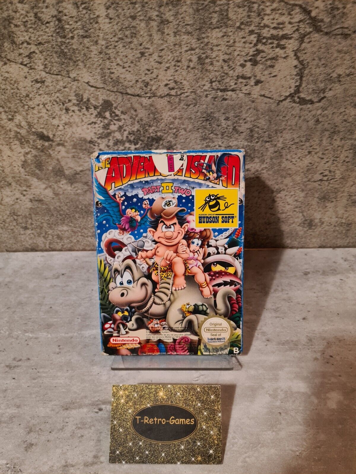 NES Adventure Island Part II Two mit OVP und Anleitung FRA - T-Retro-Games 