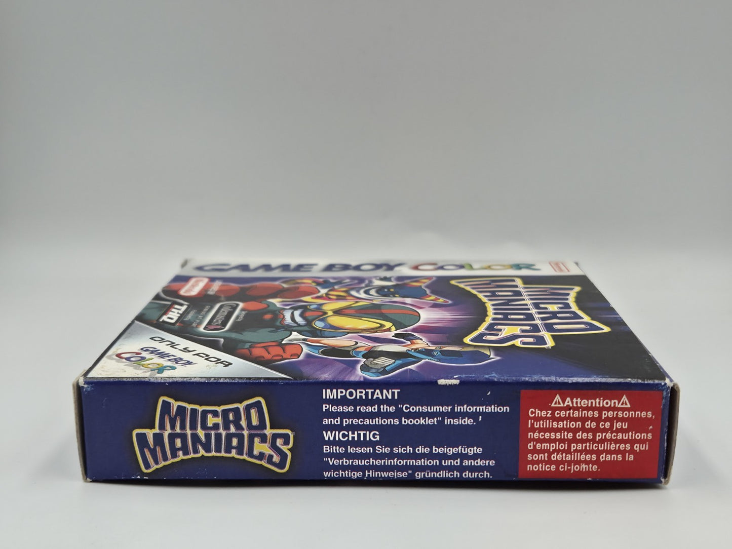Nintendo Game Boy Color Spiel Micro Maniacs mit OVP und Anleitung EUR
