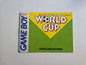 Game Boy Classic Nintendo World Cup Spielanleitung Instruction Booklet NOE