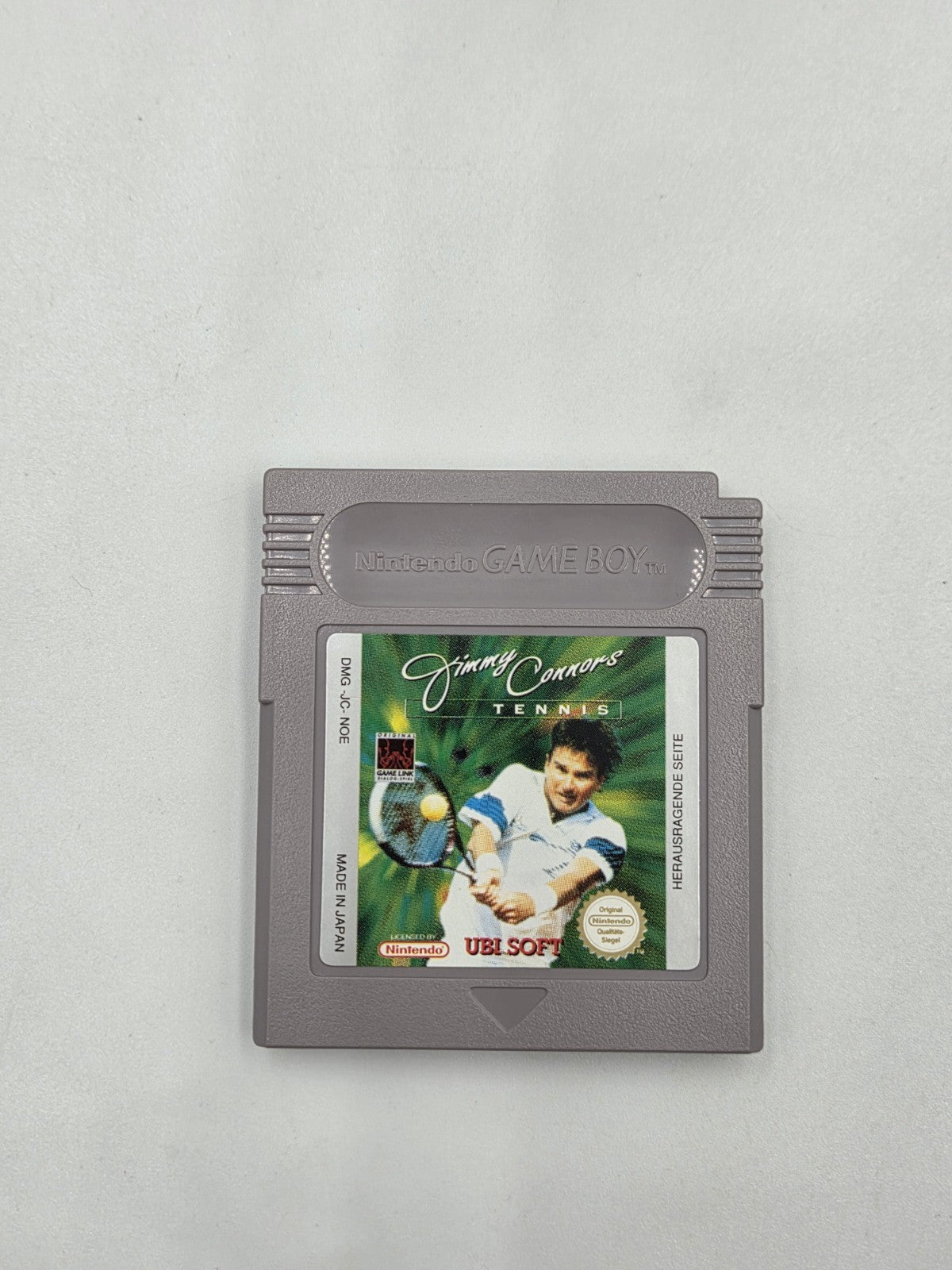 Nintendo Game Boy Classic Spiel Jimmy Connors Tennis mit OVP und Anleitung NOE