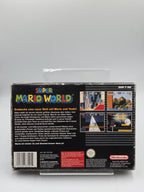 SNES Super Nintendo Spiel Super Mario World mit  OVP und Anleitung NOE