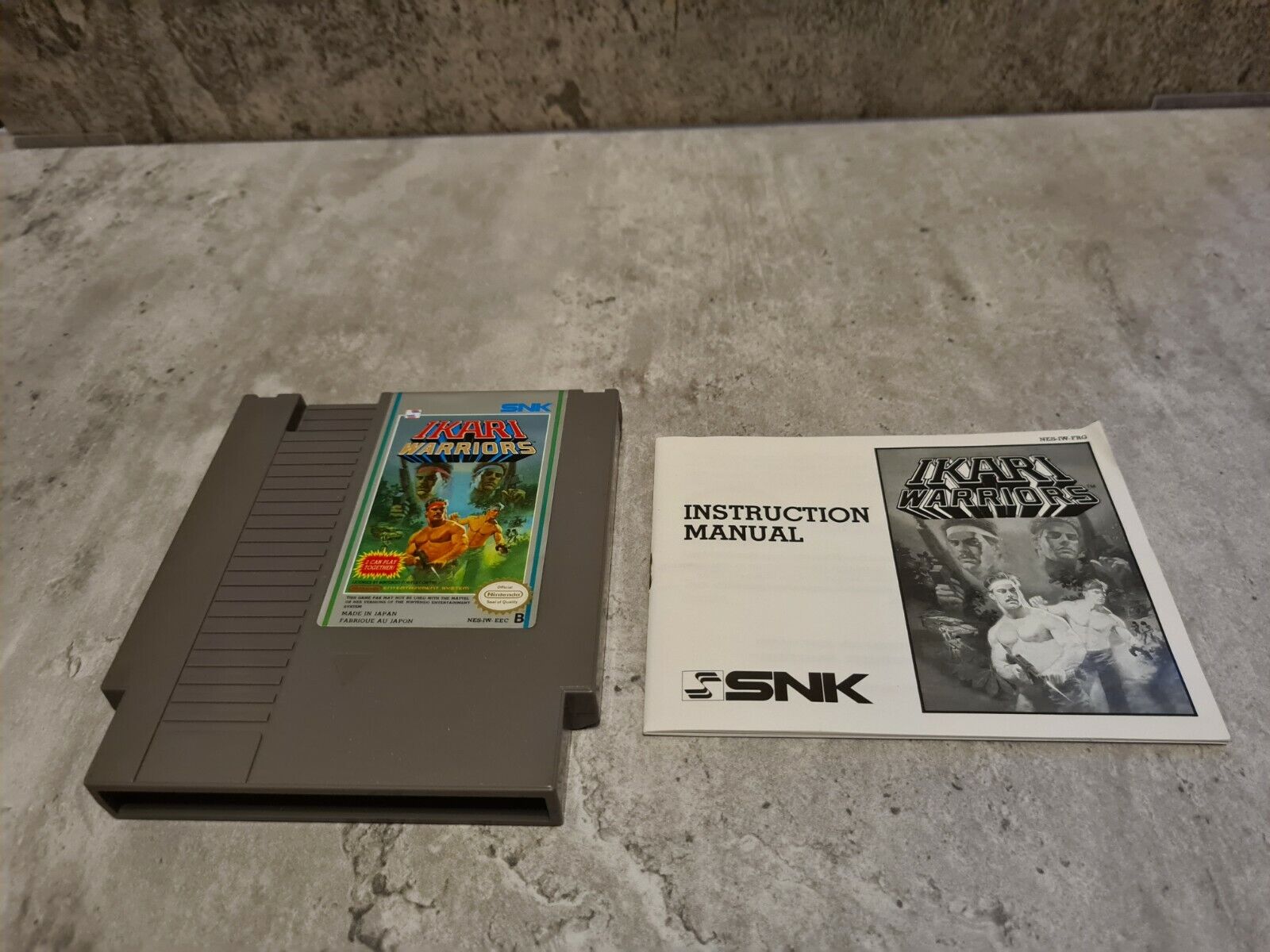 Nintendo NES Ikari Warriors mit OVP und Anleitung EEC - T-Retro-Games 
