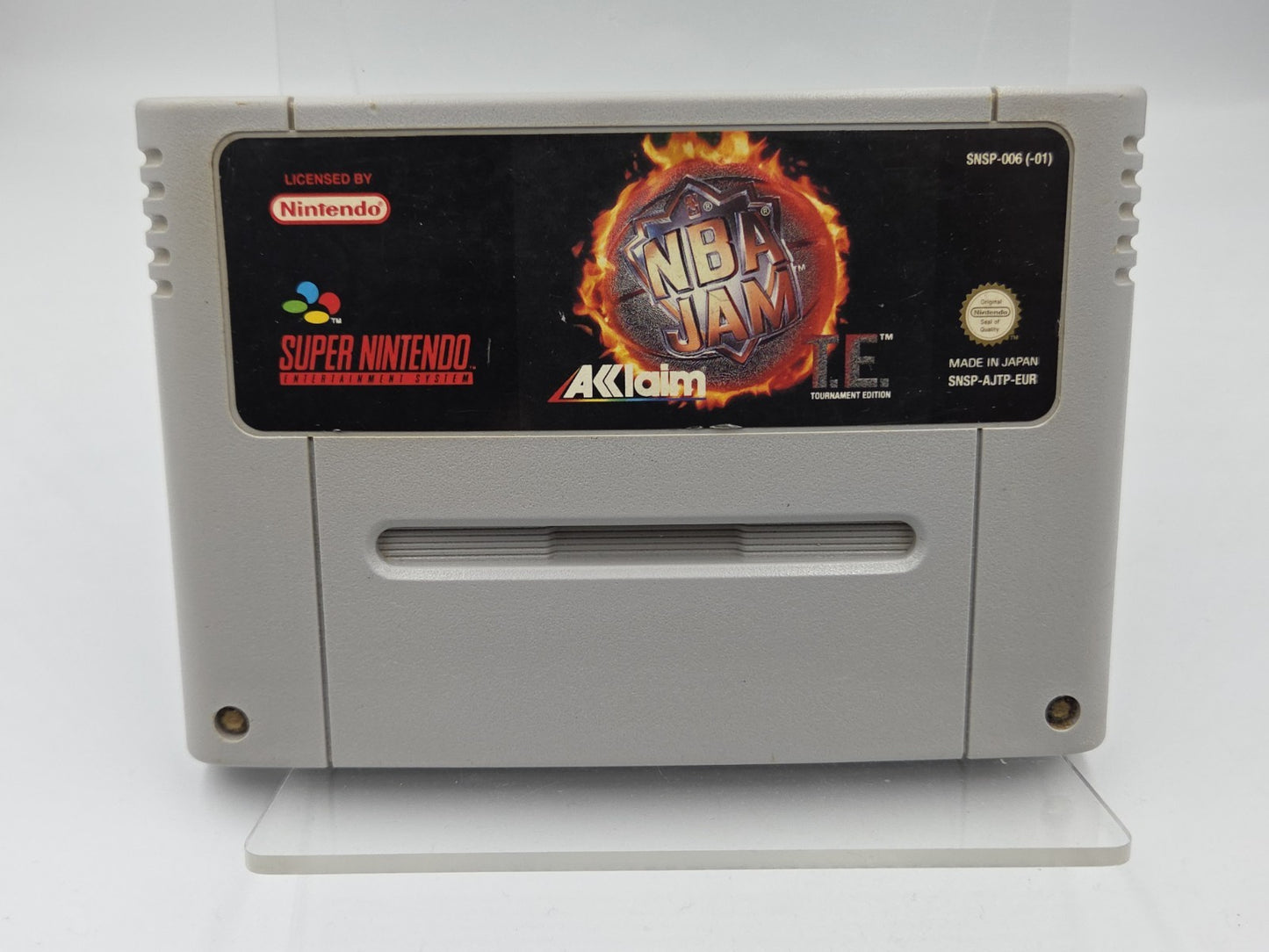 SNES Super Nintendo Spiel NBA Jam T.E. Modul EUR
