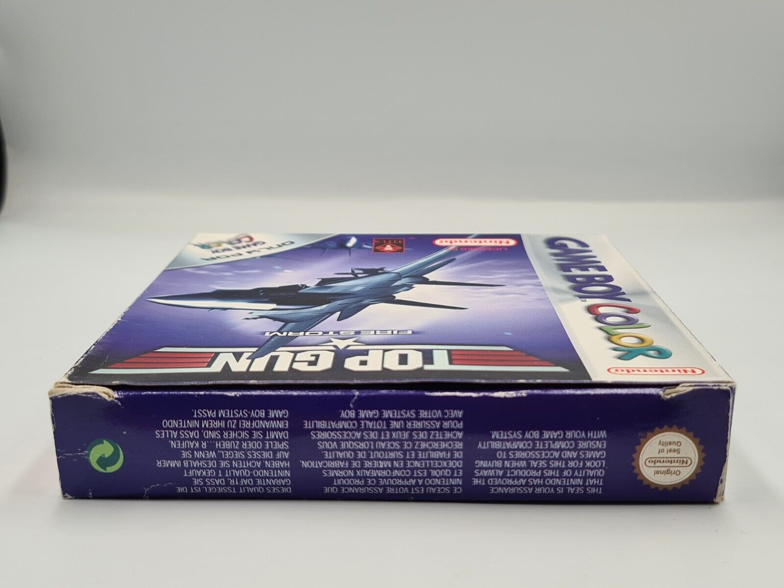 Nintendo Game Boy Color Top Gun Fire Storm mit OVP und Anleitung EUR - T-Retro-Games 