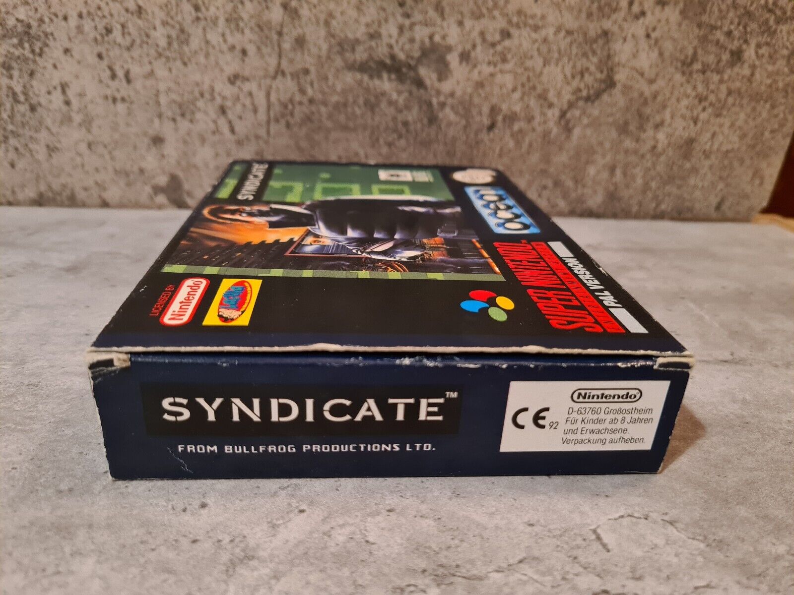 SNES Super Nintendo Syndicate mit OVP und Anleitung NOE - T-Retro-Games 