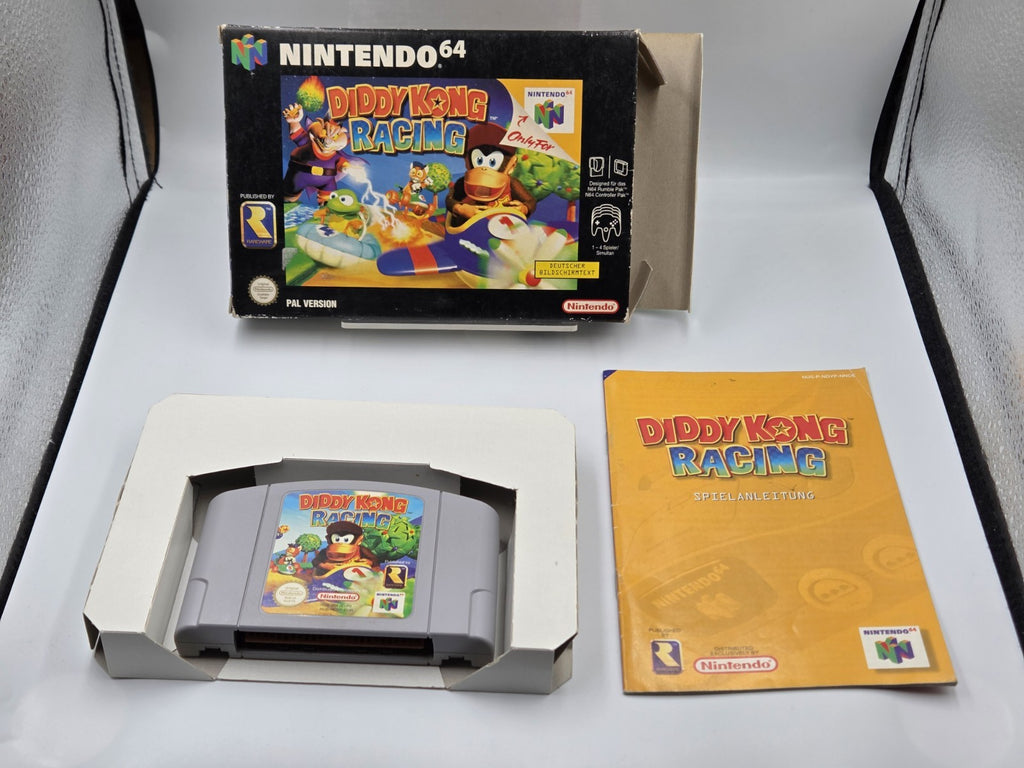 N64 Nintendo 64 Diddy Kong Racing mit OVP und Anleitung NOE