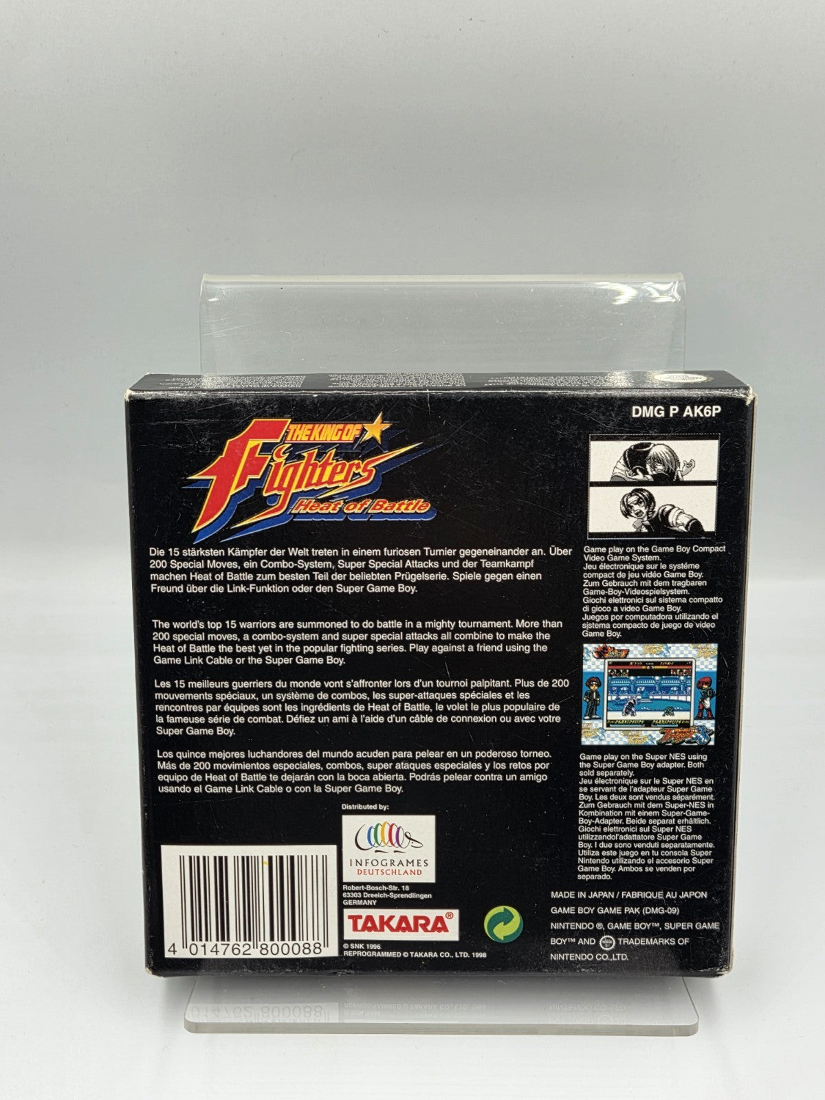 Game Boy Classic The King of Fighters Heat of Battle mit OVP + Anleitung EUR