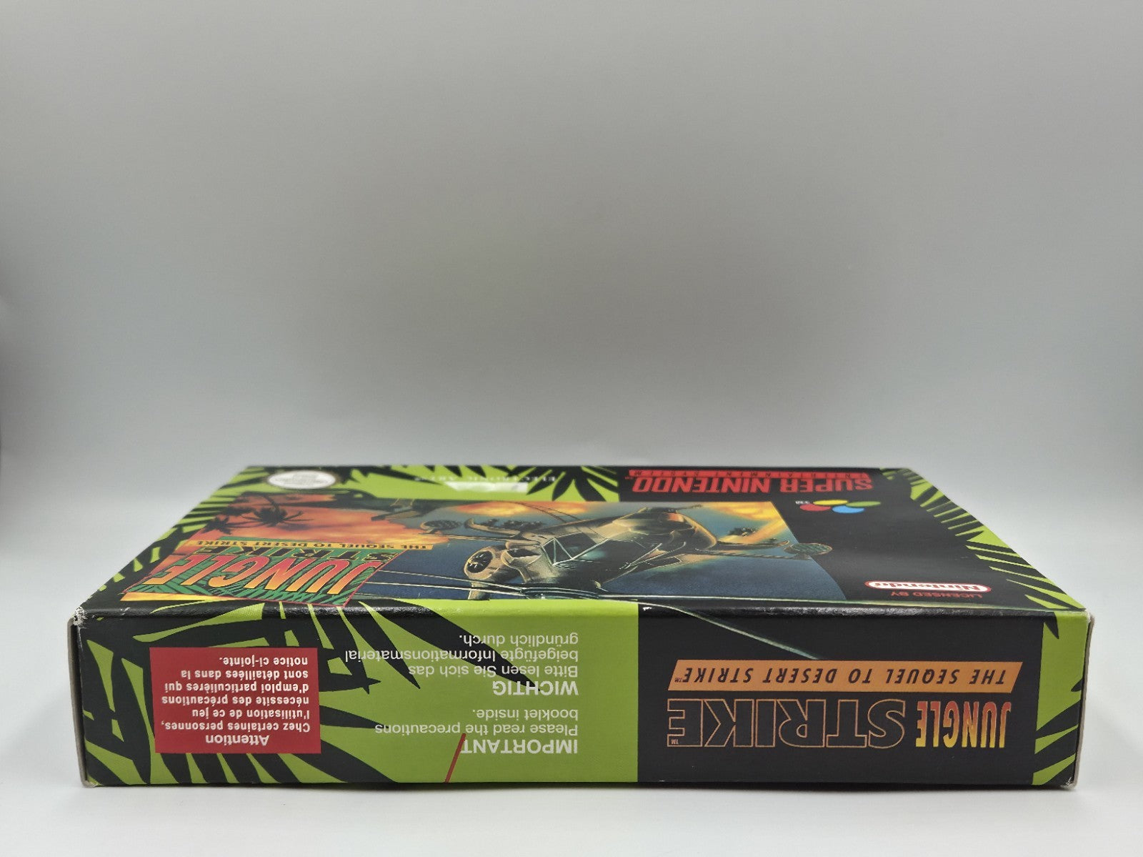 Super Nintendo Jungle Strike The Sequel To Desert Strike + OVP und Anleitung EUR