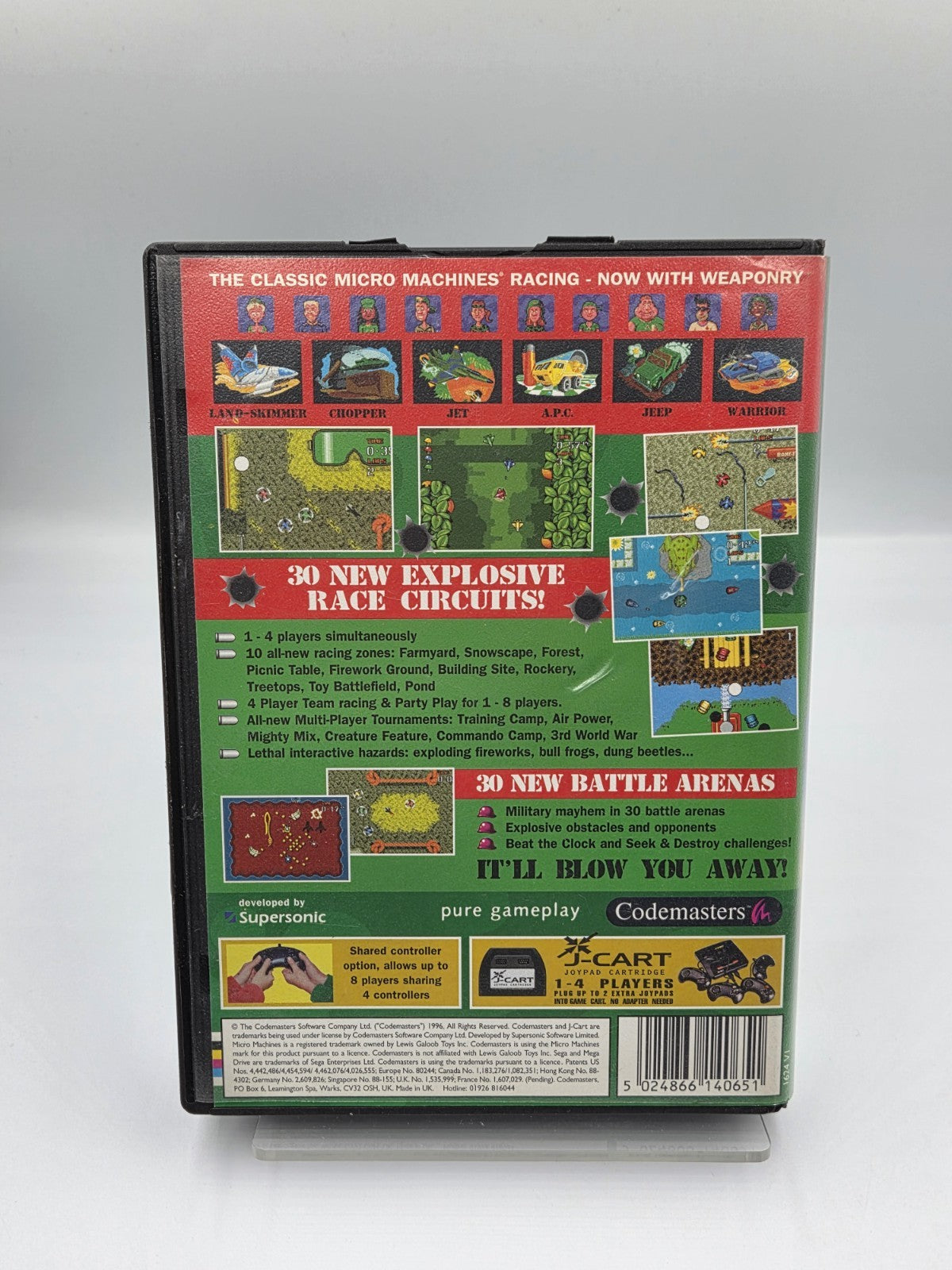 Sega Mega Drive Micro Machines Military mit OVP und Anleitung Multi Language 