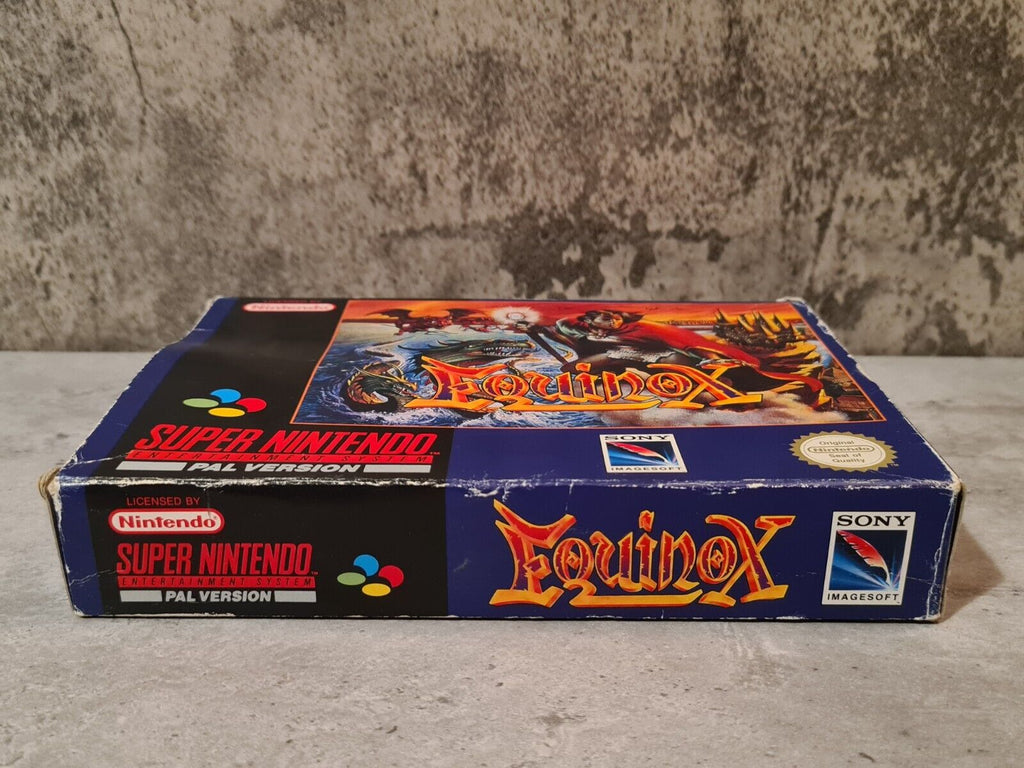 SNES Super Nintendo Equinox mit OVP und Anleitung UKV - T-Retro-Games 
