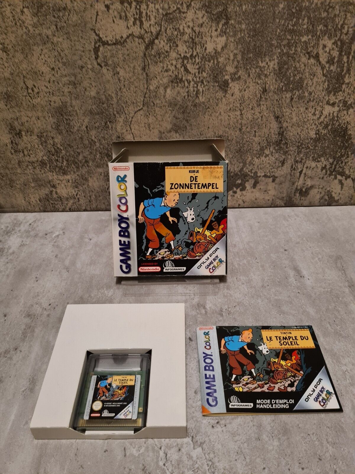 Nintendo Game Boy Color Kufije De Zonnetempel mit OVP und Anleitung FAH - T-Retro-Games 
