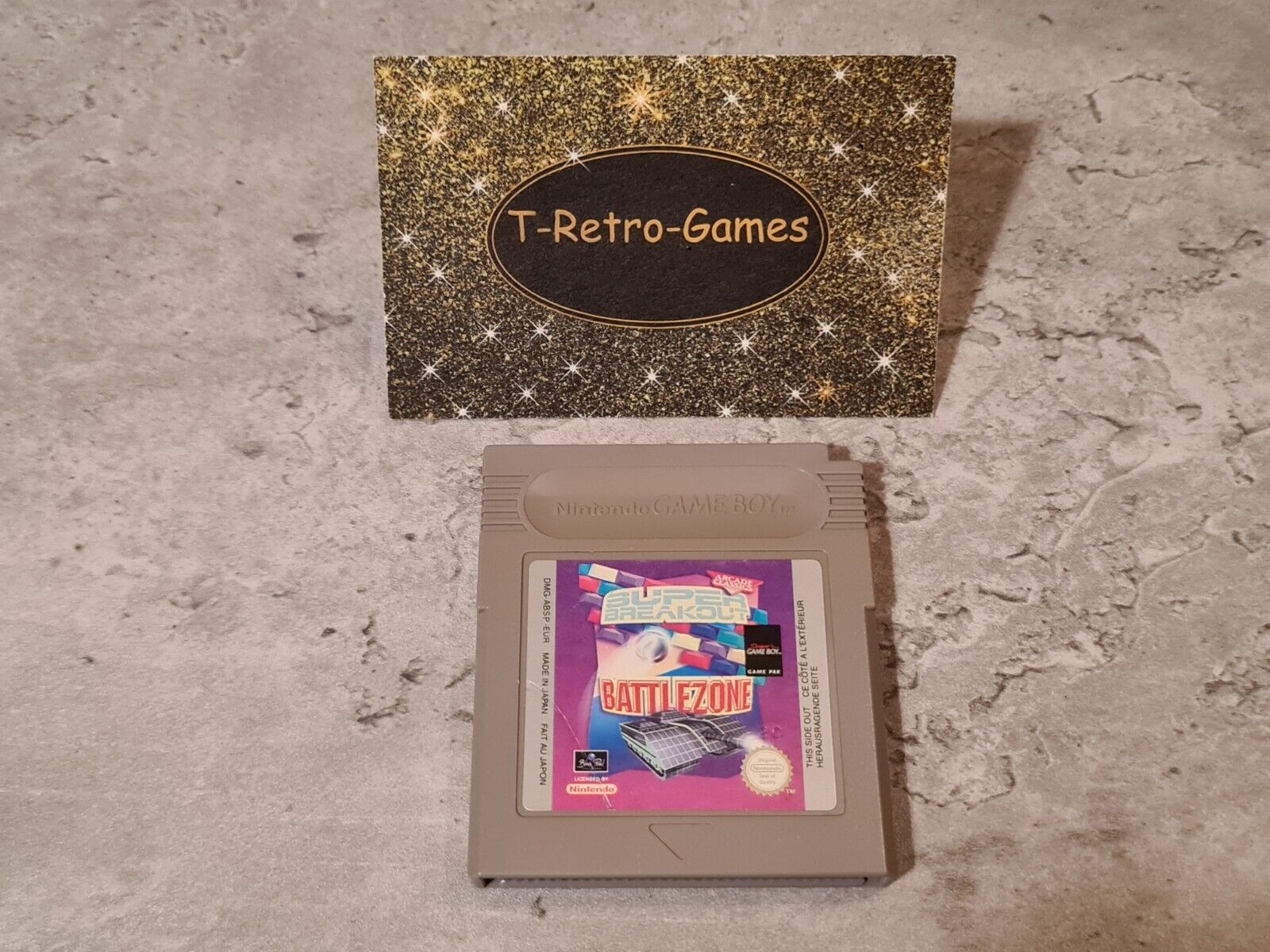 Nintendo Game Boy Classic Spiel Super Breakout /Battlezone Modul EUR - T-Retro-Games 