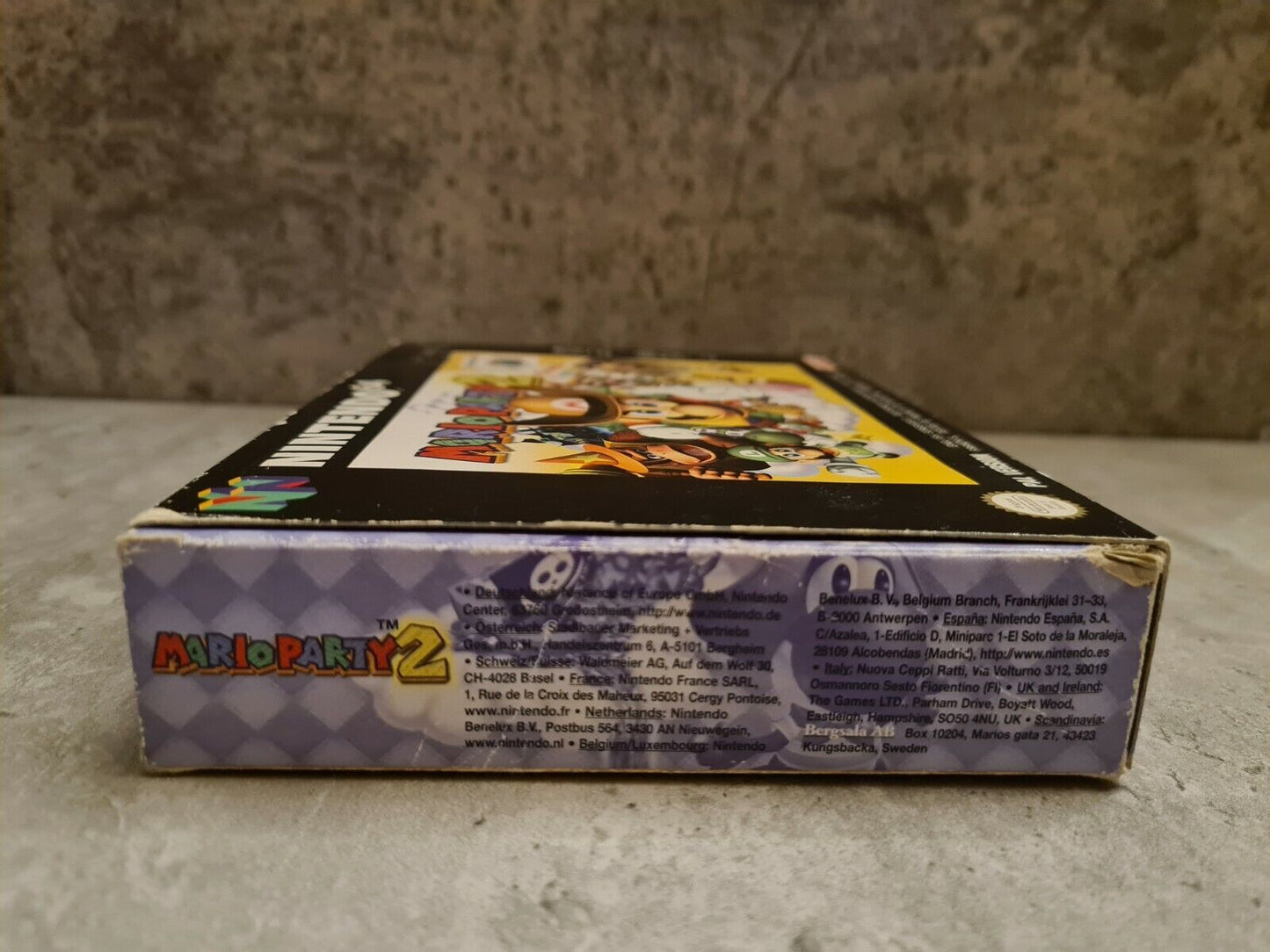 N64 Nintendo 64 Mario Party 2 mit OVP und Anleitung EUR - T-Retro-Games 