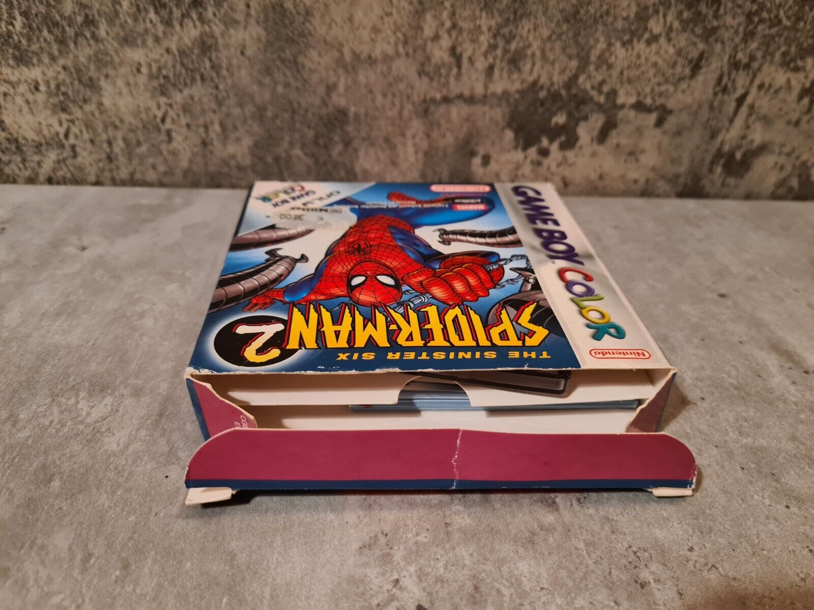 Nintendo Gameboy Color Spider-Man 2 The Sinister Six mit OVP und Anleitung EUR - T-Retro-Games 