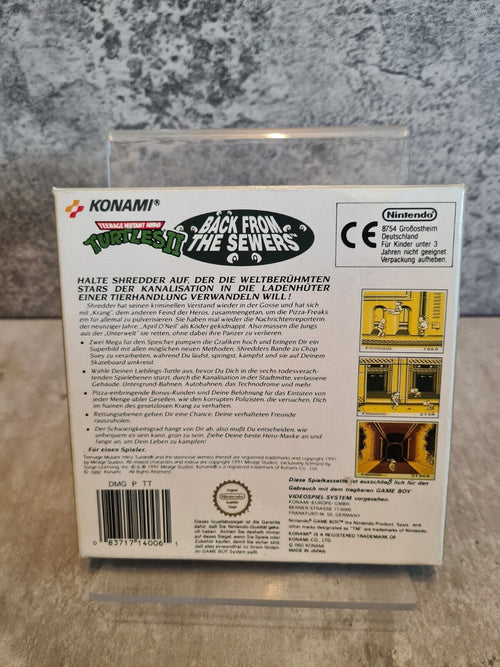 Game Boy Classic Turtles II 2 Back from The Sewers mit OVP und Anleitung NOE - T-Retro-Games 