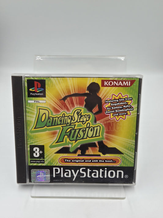 PS1 Playstation 1 Spiel Dancing Stage Fusion mit OVP und Anleitung Englisch