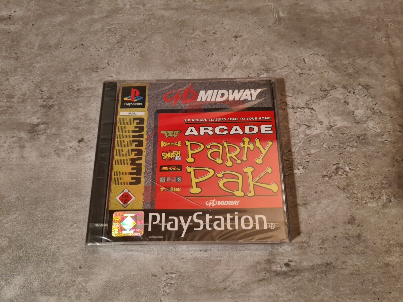 PS1 Playstation 1 Spiel Arcade Party Pak Sealed Neu New Multi Language - T-Retro-Games 