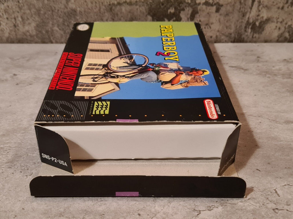 SNES Super Nintendo Paperboy 2 mit OVP und Anleitung NTSC-USA - T-Retro-Games 
