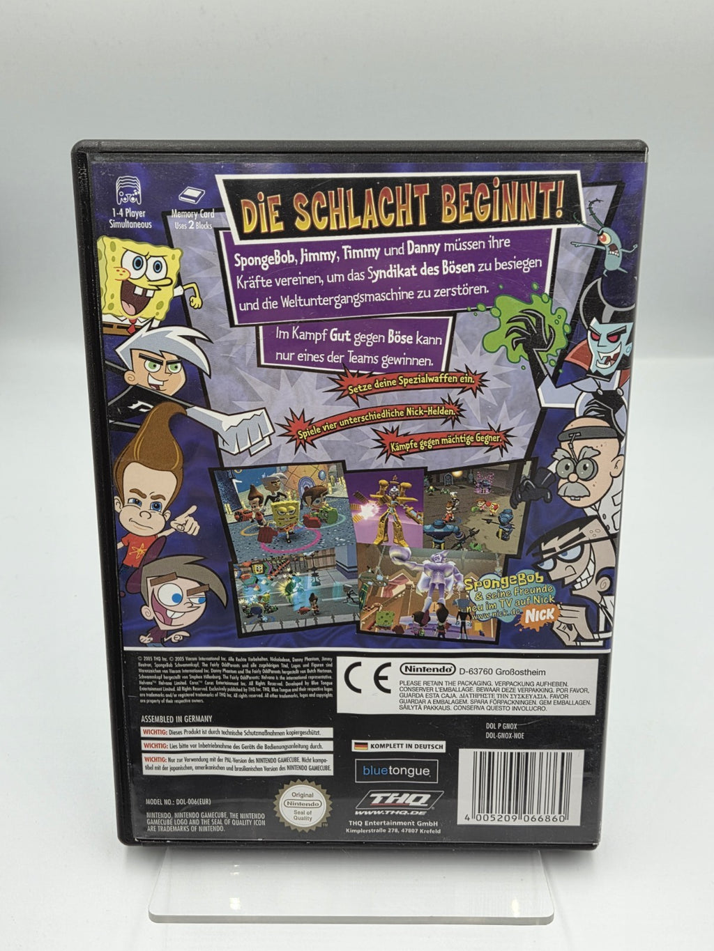 GameCube Spongebob und seine Freunde Durch Dick Und Dünn! + OVP + Anleitung NOE - T-Retro-Games 